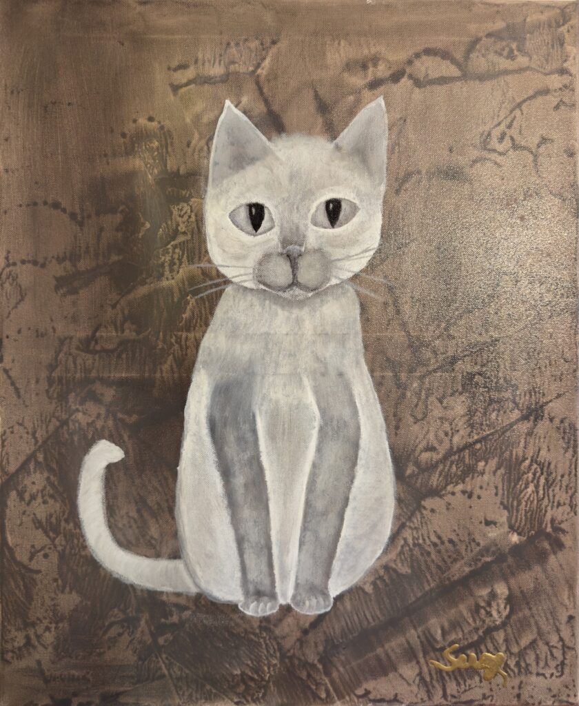 Le chat gris